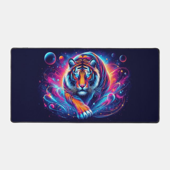 Tigre galactique, néon qui attrape les yeux (Recto)