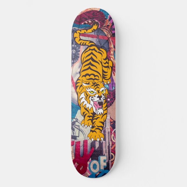 Tigre Graffiti Skateboard (Recto)