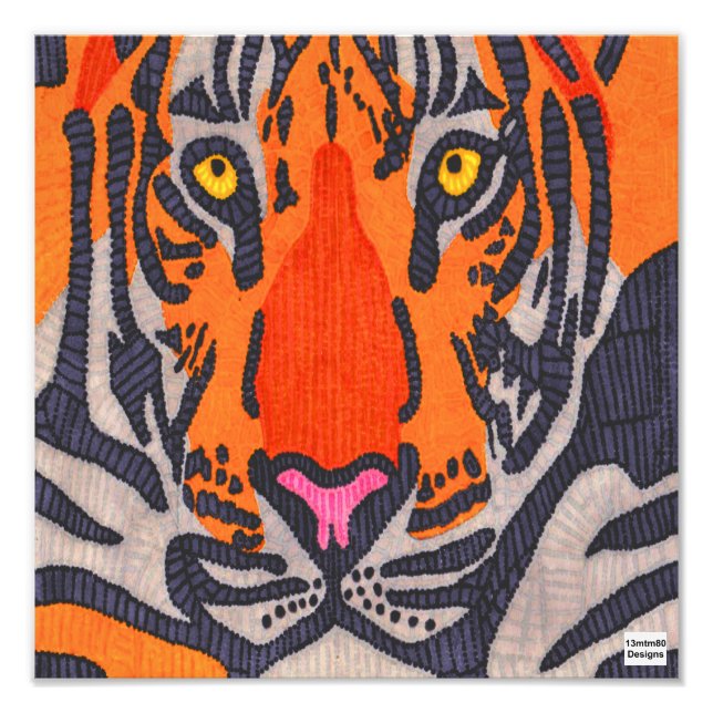 Tigre - Impression photo (Devant)