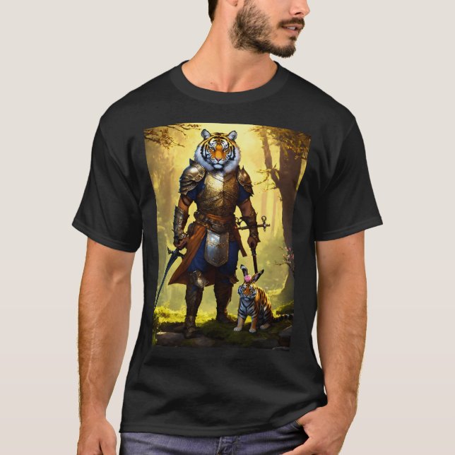 Tigre majestueux du Bengale - T-shirt inspiré de l (Devant)