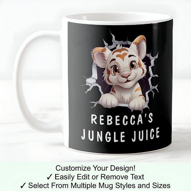 Tigre Mignon Dans Une Tasse ! Cadeau Original Pour (Créateur téléchargé)