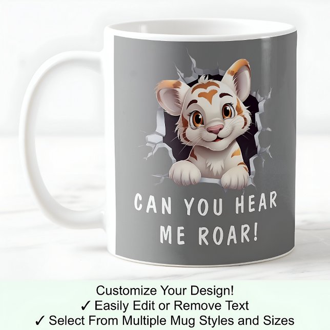 Tigre Mignon Dans Une Tasse ! Objet Dérivé Pour Am (Créateur téléchargé)