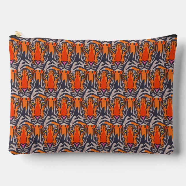 Tigre (motif) - Pochette à accessoires (Recto)