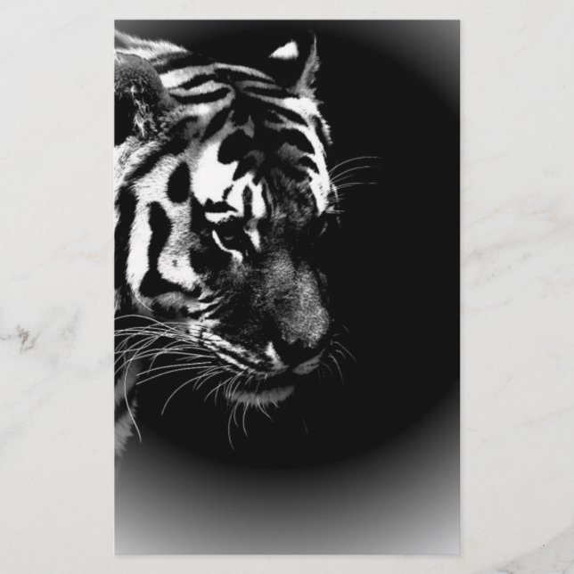 Tigre noir et sauvage (Devant)