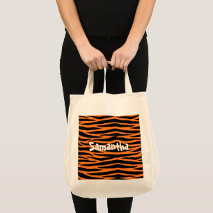 Tigre orange / Sac fourre-tout Zebra Stripes