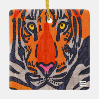 Tigre - Ornement en Céramique