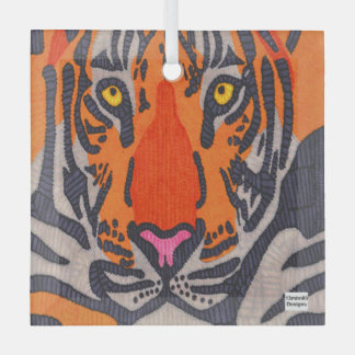 Tigre - Ornement en verre