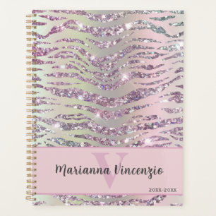 Tigre rose étincelant Zebra Parties scintillant Ar