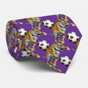 Tigre Team Sports Masque Soccer Cravate