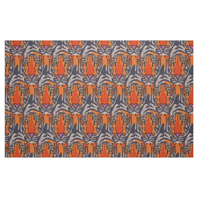 Tigre - Tissu Sergé de Coton (Fat Quarter)