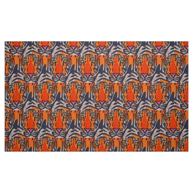 Tigre - Tissu Tissé en Polyester (Fat Quarter)