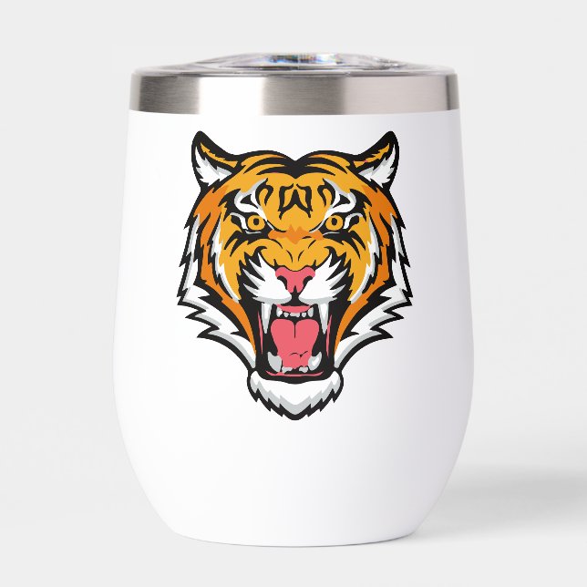 Tigre torride tête-25818 Mug de voyage (Avant)