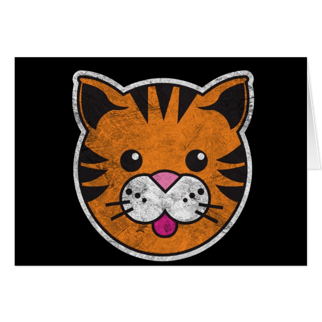 Tigre vintage (Devant horizontal)