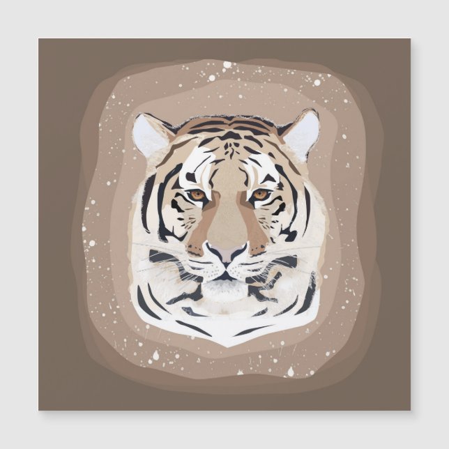 Tigre, visage de tigre, symbole 2022 (Devant)