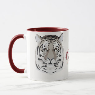 Tigre, visage de tigre, symbole de la mug 2022