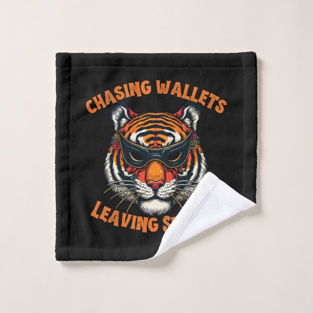 Tigre voleur (Gant de toilette)