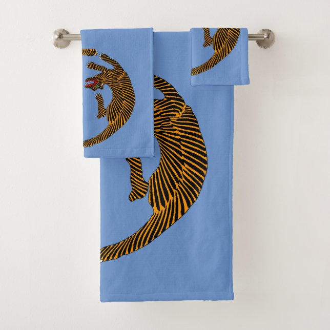 Tigres d'art populaire japonais (En situation)