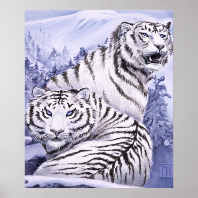 Tigres de glace impression (Devant)
