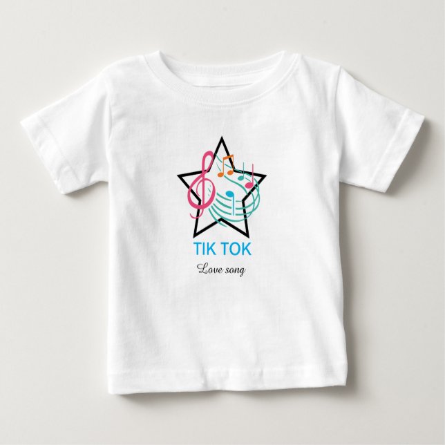 tik tok Baby Tops & T-Shirts (Devant)