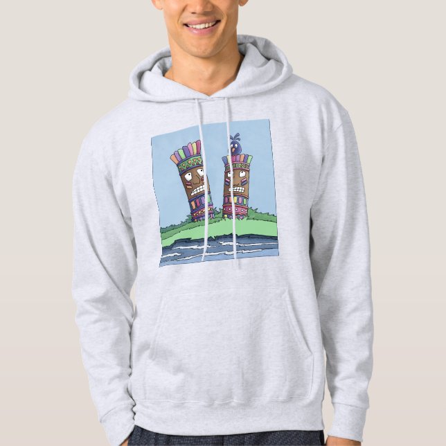 Tiki Bird Plum Sweat - shirt à capuche (Devant)