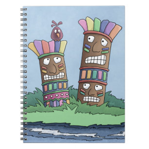 Tiki Bird Rosebud Carnet