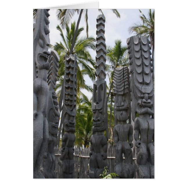 Tiki Guardians au lieu de refuge - Carte (Devant)