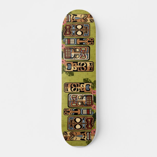Tiki Party Skateboard (Devant)