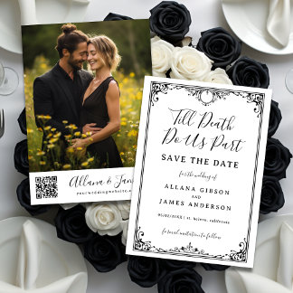 Till Death Do Us Part Mariage Photo Save the Date