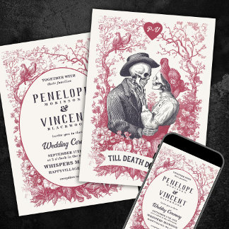 Till Death Wedding Invitation