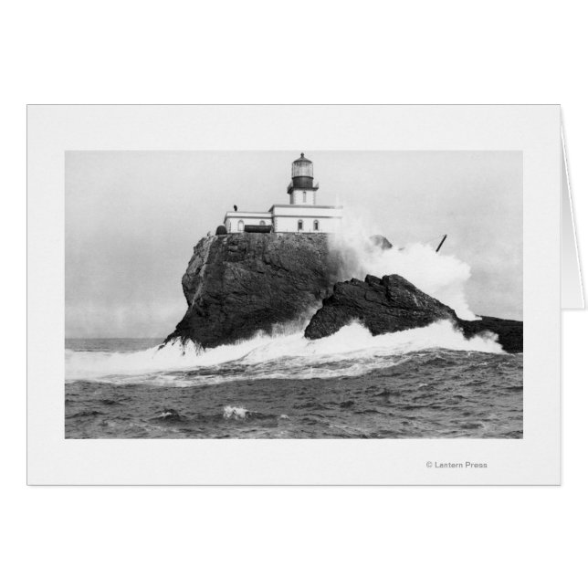 Tillamook, Phare De L'Oregon Près De La Mer, OU (Devant horizontal)
