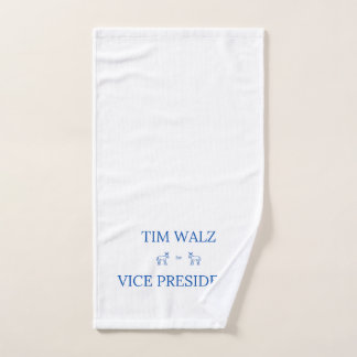 Tim Walz pour le vice-président Hand Towel