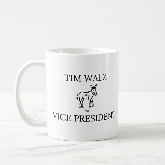 Tim Walz pour le vice-président Standard Mug (Gauche)