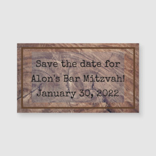 Timberlines Magnetic Save the Date Card