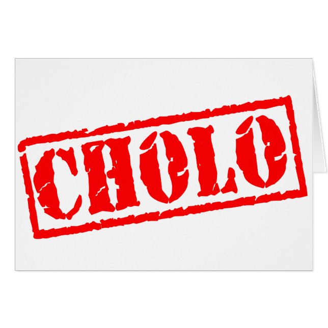 Timbre de Cholo (Devant horizontal)