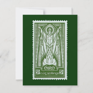 Timbre de la poste irlandaise St. Patrick