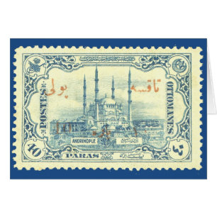 timbre de l'empire ottoman de turquie vintage - bl