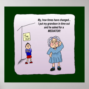 Time Out Funny Maw Poster Imprimer