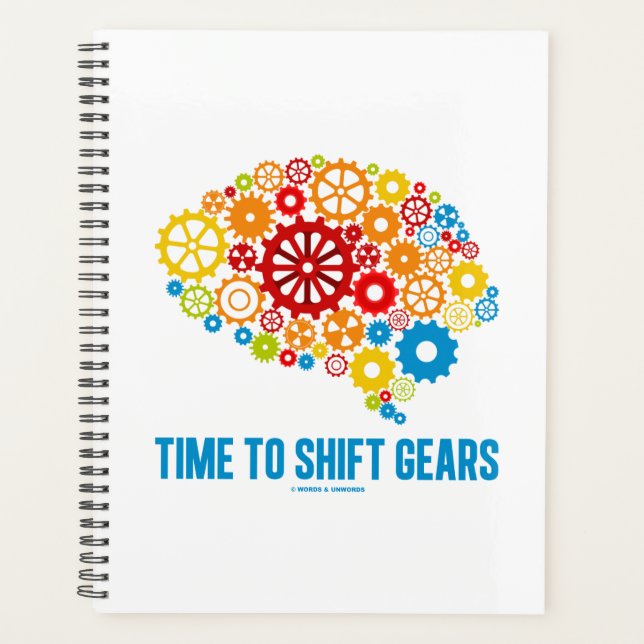 Time To Shift Gears Psyché Mécano Gears Brain (Devant)
