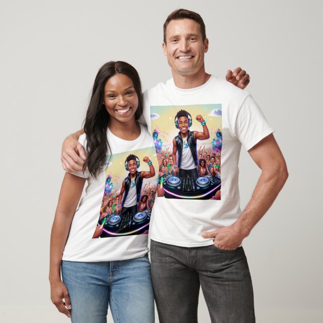 "Time Traveling DJ T-Shirt Collection" (Unisexe)