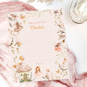 TimeCapsule Messag Fairy Mushroom Cottage Annivers