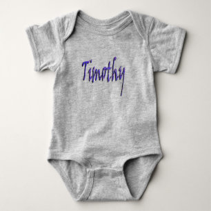 Timothy, Nom, logo, Body bébé