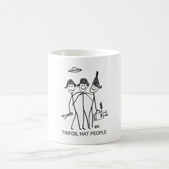 Tinfoil Casquettes - Designer Coffee Mug (Centre)