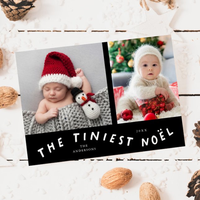 Tiniest Noel Faire-part de naissance de vacances (Créateur téléchargé)