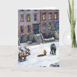 "Tintement-Cliquetez" la carte de Noël