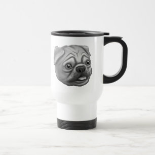 Tintement de tintement peu de tasse de carlin de