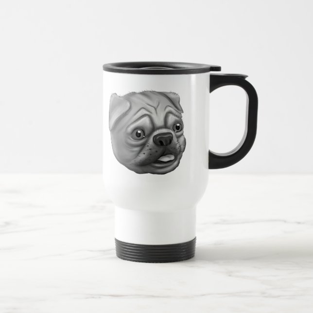 Tintement de tintement peu de tasse de carlin de (Droite)