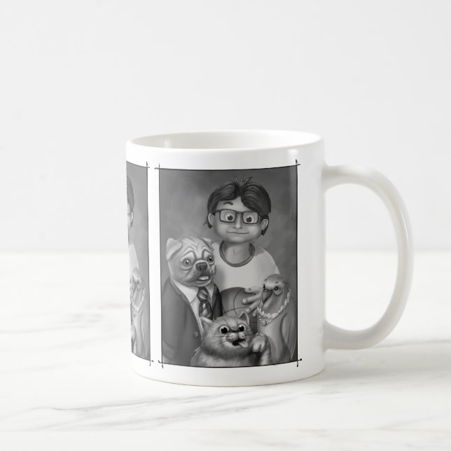 Tintement de tintement peu de tasse de portrait de (Droite)