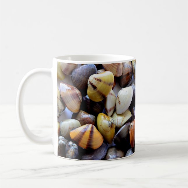 Tiny Coloré Coques de Clam Mug (Gauche)