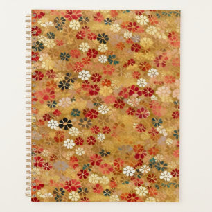 Tiny Flowers Chiyogami Planificateur