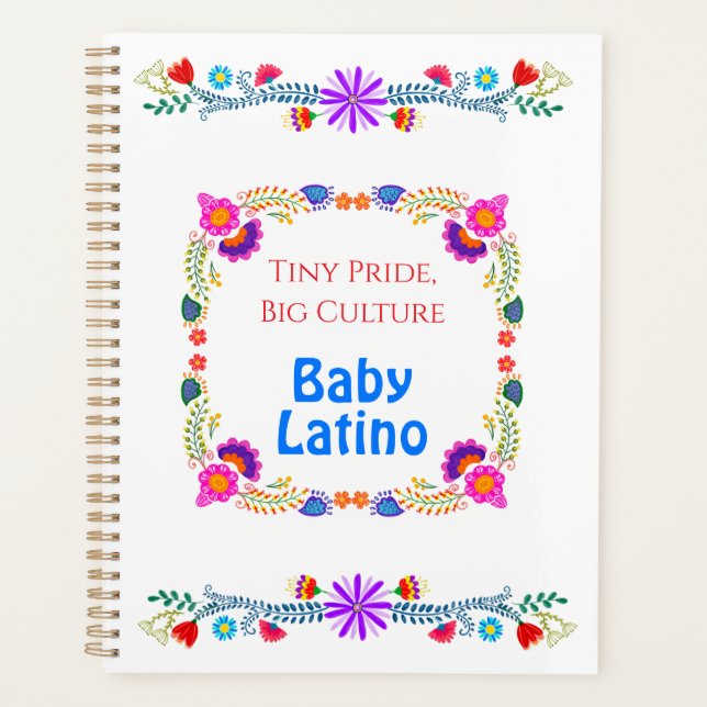 Tiny Pride, Big Culture - Fière d'être Latino Baby (Devant)